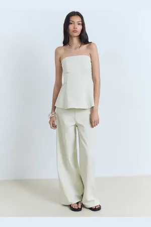 MANGO Wideleg-Jeans mit mittlerer Bundhöhe - Damen - 36