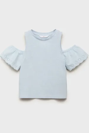 MANGO Cut-Out-T-Shirt - Kinder - 7-8 Jahre