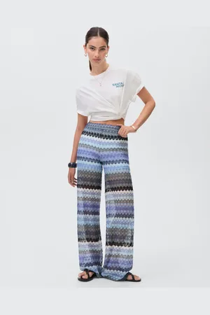MANGO Zickzack-Strickhose - Mädchen - S