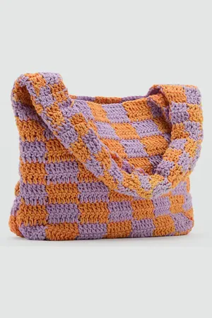 MANGO Handtasche im Häkel-Style - Mädchen - Einheitsgröße