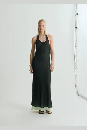 MANGO Kombiniertes halbdurchsichtiges Kleid - Damen - M