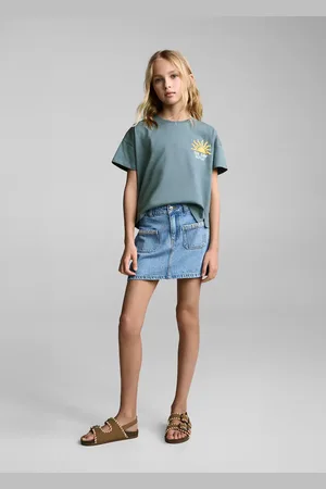 MANGO T-Shirt mit Reliefmuster - Kinder - 13-14 Jahre