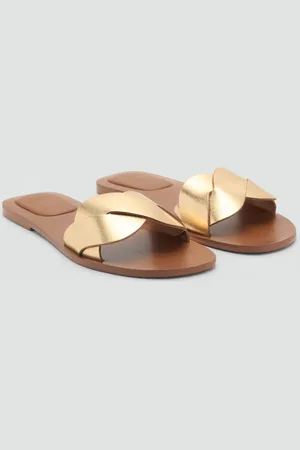 MANGO Leder-Riemensandale - Mädchen - 41