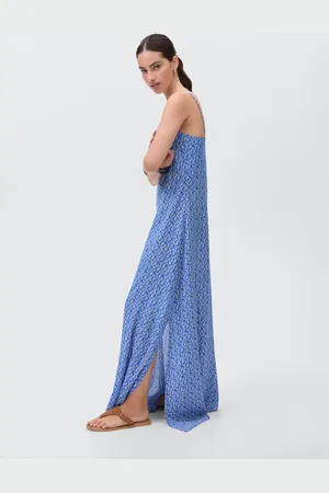MANGO Langes Kleid mit Blumenprint - Mädchen - XXS