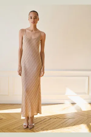 MANGO Paillettenkleid mit Rückenausschnitt - Damen - XS