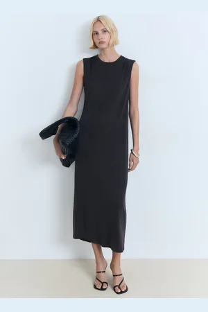 MANGO Langes fließendes Kleid - Damen - XL