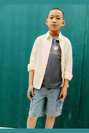 MANGO T-Shirt mit Palmenaufdruck - Kinder - 11-12 Jahre