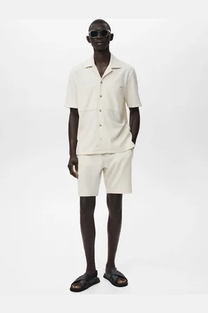 MANGO Gestreiftes Baumwollhemd - Herren - XL