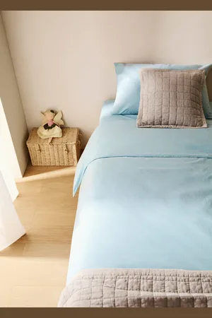MANGO Bettbezug aus gewaschener Baumwolle mit doppelter Steppnaht für 90 cm Kinderbett - Home - 90 cm Bett