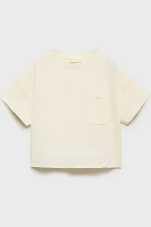 MANGO Crop-T-Shirt mit Tasche - Kinder - 11-12 Jahre