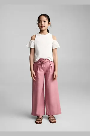 MANGO Leinenhose mit Gürtel - Kinder - 13-14 Jahre