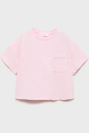 MANGO Crop-T-Shirt mit Tasche - Kinder - 13-14 Jahre