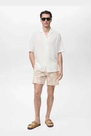 MANGO Badeshorts mit floralem Dessin - Herren - L