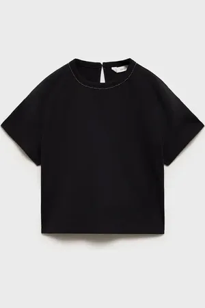 MANGO T-Shirt mit Perlenverzierung - Kinder - 13-14 Jahre