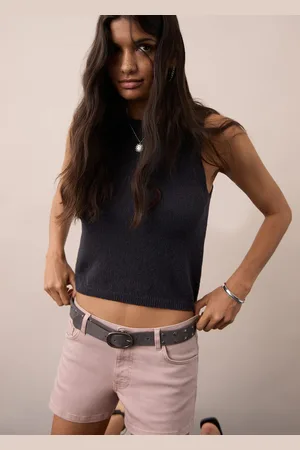 MANGO Gerade Jeans-Shorts - Mädchen - S