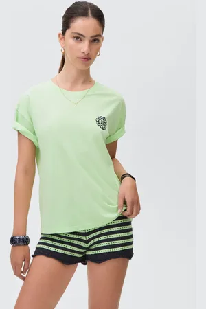 MANGO Kurzärmliges Print-T-Shirt - Mädchen - L