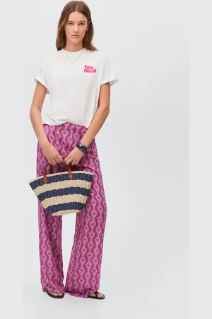 MANGO T-Shirt mit Strandaufdruck - Mädchen - S