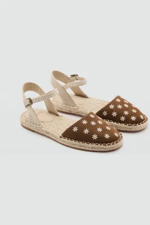 MANGO Geblümte Espadrilles mit Riemen - Kinder - 30