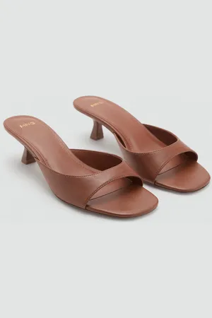 MANGO Sandale mit Kitten-Absatz - Damen - 37