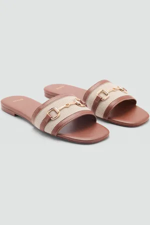 MANGO Sandalette mit Schnallenriemen - Damen - 37