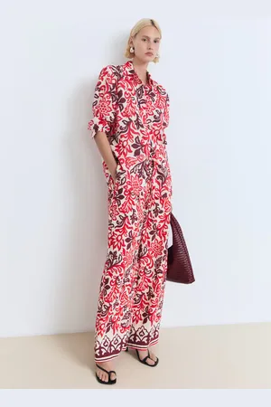 MANGO Bedrucktes Baumwollhemd - Damen - XXS