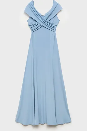 MANGO Wickelkleid mit ausgestelltem Schnitt - Damen - S