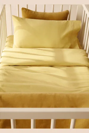 MANGO Bettbezug aus gewaschener Baumwolle mit doppelter Steppnaht für Kinderbettchen - Home - 100x120cm