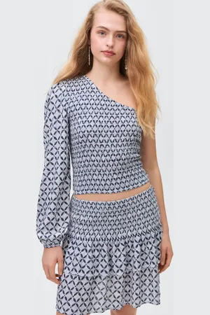MANGO Asymmetrisches Top mit Printmuster - Mädchen - M