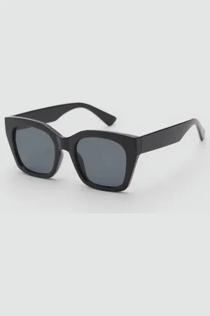 MANGO Sonnenbrille mit viereckiger Brillenfassung - Damen - Einheitsgröße
