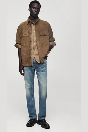 MANGO Straight Fit-Jeans im Used-Look - Herren - 40