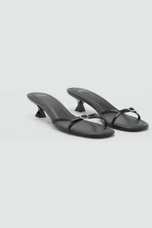 MANGO Sandalette mit Schnallendetail - Damen - 35