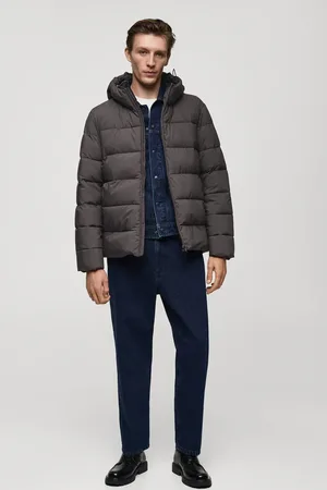 MANGO Wasserfester, wärmeregulierender Steppanorak - Herren - L