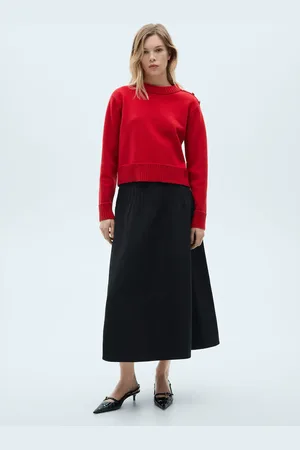 MANGO Strickpullover mit Schmuckknöpfen - Damen - S