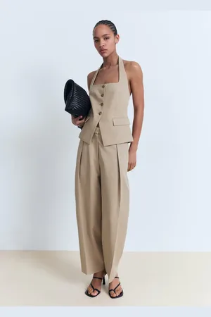 MANGO Ballonhose mit Bundfalten - Damen - 40