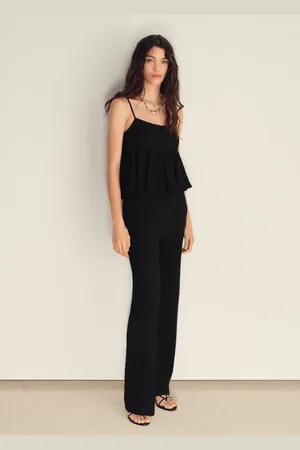 MANGO Strukturierte Hose - Damen - XL