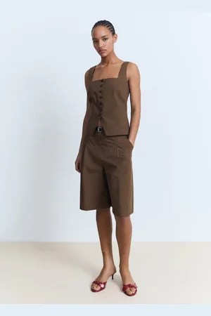 MANGO Anzugweste aus Baumwolle - Damen - XL