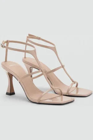 MANGO T-Bar Riemchensandale mit Absatz - Damen - 37