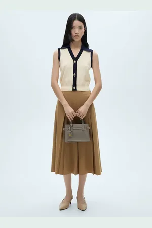 MANGO Weste mit kontrastierenden Knöpfen - Damen - M