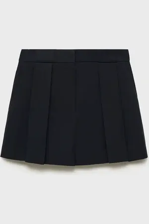 MANGO Shorts mit Bundfalten - Damen - 40