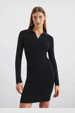 Marc O’ Polo DfC Kurzes Polo-Strickkleid slim