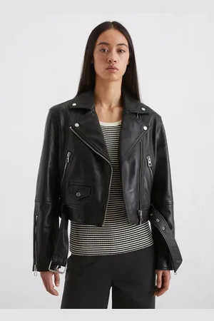 Marc O’ Polo Biker-Lederjacke regular cropped
