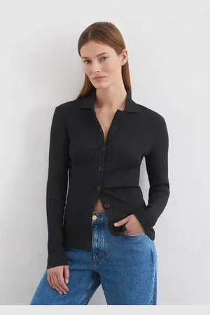 Marc O’ Polo Ripp-Jerseybluse loose