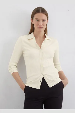 Marc O’ Polo Ripp-Jerseybluse loose