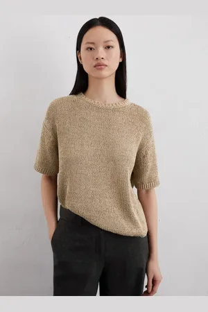 Marc O’ Polo Kurzarm-Pullover loose