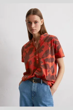 Marc O’ Polo Kurzarm-Jersey-Bluse relaxed
