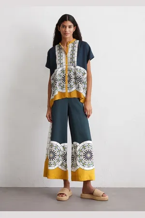 Marc O’ Polo Ärmellose Print-Bluse relaxed