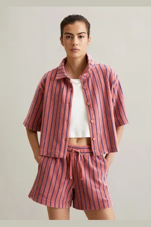 Marc O’ Polo Gestreifte Frottee-Bluse relaxed