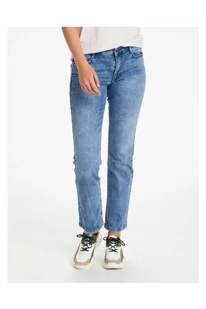 Saint Tropez Damen Straight Jeans - Jeans 30510051 Regular Fit
