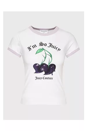 Juicy Couture Damen Poloshirts - T-Shirt Cherry JCWCT123306 Slim Fit