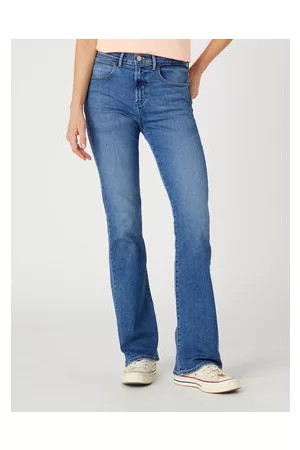 Wrangler Damen Bootcut Jeans - Jeans W28B4736Y Bootcut Fit